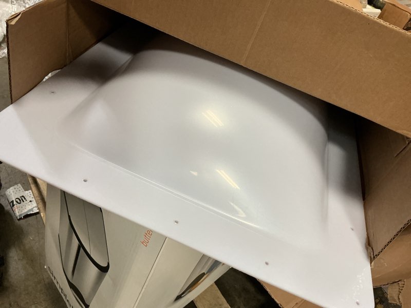 Condition photo showing Good Condition for rvguard rv skylight replacement, 18" x 26" outer dimension skylight fits all standard 14" x 22" openings, rv skylight for camper trailer fifth wheel truck, uv resistant, impact resistant, white