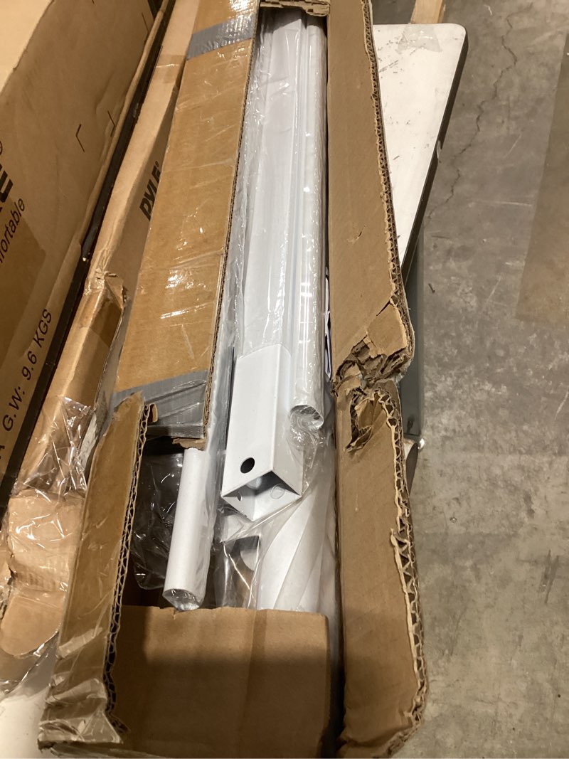 Condition photo showing Good Condition for handrails for outdoor steps,1-4 step stair handrail & indoor stair railing kit?white railings for outdoor steps and hand rails for seniors for porch(4 step - white) white-with balusters 4 step 1