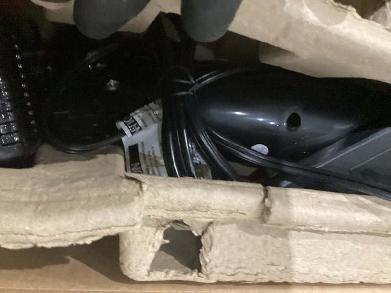 Condition photo showing As Is for BLACK+DECKER 16 Inches Stand Fan with Pedestal Base, Height Adjustable Pedestal Fan with Remote and Touch Control Panel, Free Standing Fan with 90-Degree Oscillating and 3-Speed Settings, Black