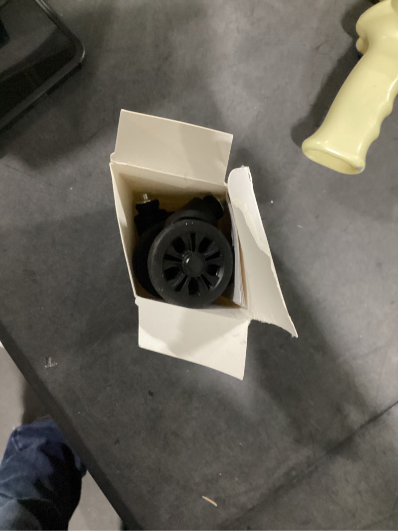 Condition photo showing Good Condition for luggage replacement wheels, 2 pcs suitcase double-row wheels with brakes and shock absorption for diy repair spare suitcase casters replacement luggage parts, v-ln2