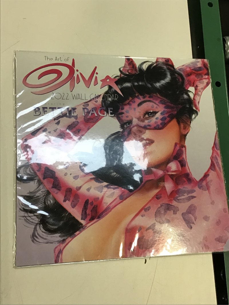 The Art of Olivia – 2022 Wall Calendar featuring Bettie Page