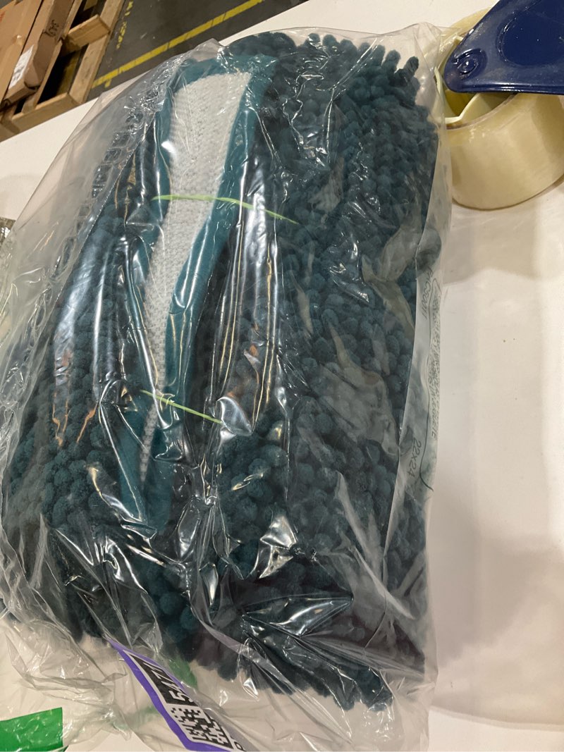 Condition photo showing Good Condition for Muddy Mat® | Super Absorbent Door Mat Indoor, Microfiber Quick Dry Chenille Entryway Rug, Non-Slip Front Door Mat, Indoor Mats for Entryway, Machine Washable Pet Rug, Atlantic Blue 59"x24" Atlantic Blue 24" x 60"