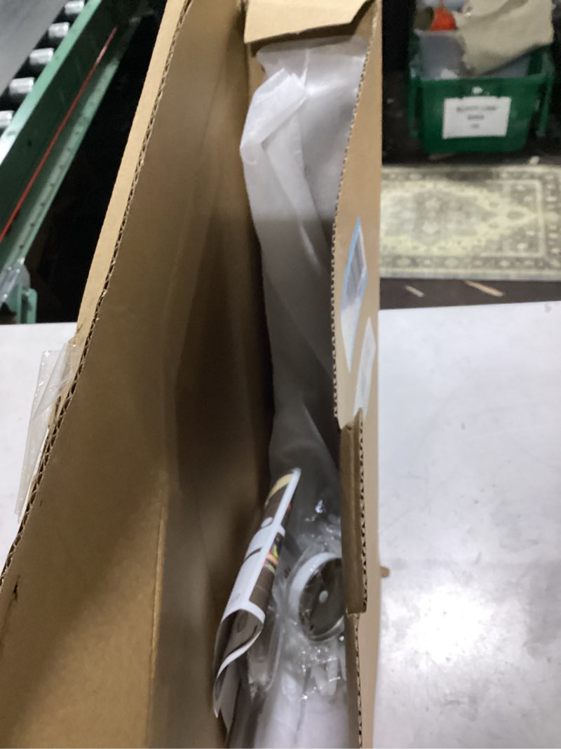 Condition photo showing New/Like New for Angled Grab Bar - 16x16 Inch Stainless Steel Knurled Toilet Handles Wall Mounted Bathroom Handicap Safety Rails for Elderly Injured Balance Support, L-Shaped White Grab Bar for Shower