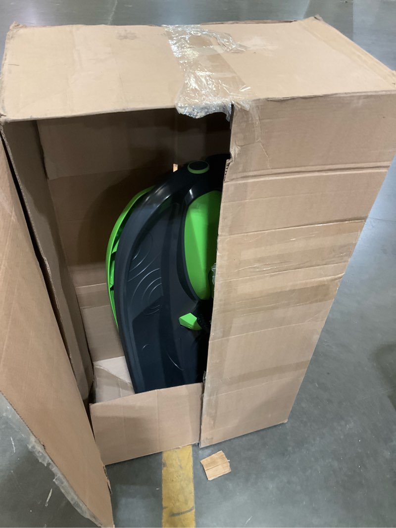Condition photo showing New/Like New for Snow Sled for Kids, Adults - Toboggan Sled, Easy Turning Steering Wheel, Anti-Slip Seat, Pull Up Brake, Durable Plastic Sled, Lightweight, Snow Sleds, Age 3+ 260 lbs