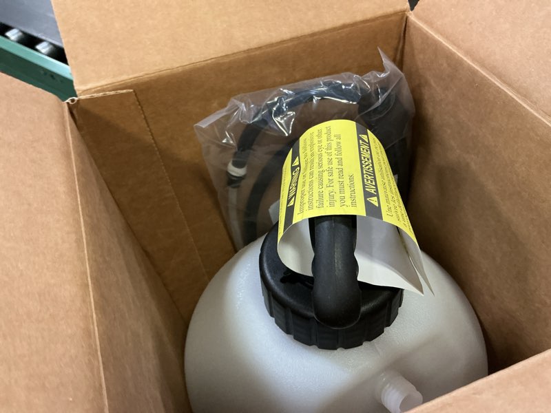 Condition photo showing Good Condition for chapin 16200 pump sprayer, 2-gallon, lawn & garden translucent poly tank, adjustable cone nozzle, ergonomic handle & in-tank filter for herbicides, pesticides & fertilizers 2 gal sprayer