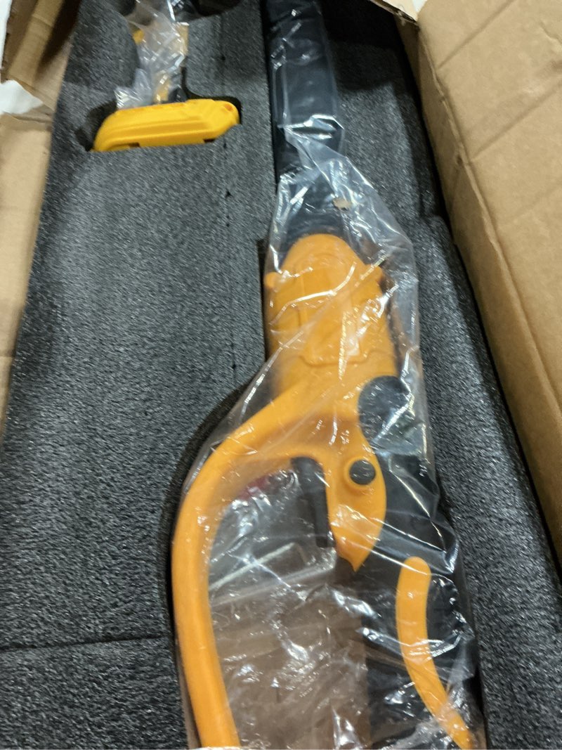 Condition photo showing New/Like New for 2 in 1 electric pruning shears cordless with pole for dewalt 20v max battery, 14ft reach, 1.2" cutting diameter, brushless motor branch cutter - for gardening & tree trimming (no battery)