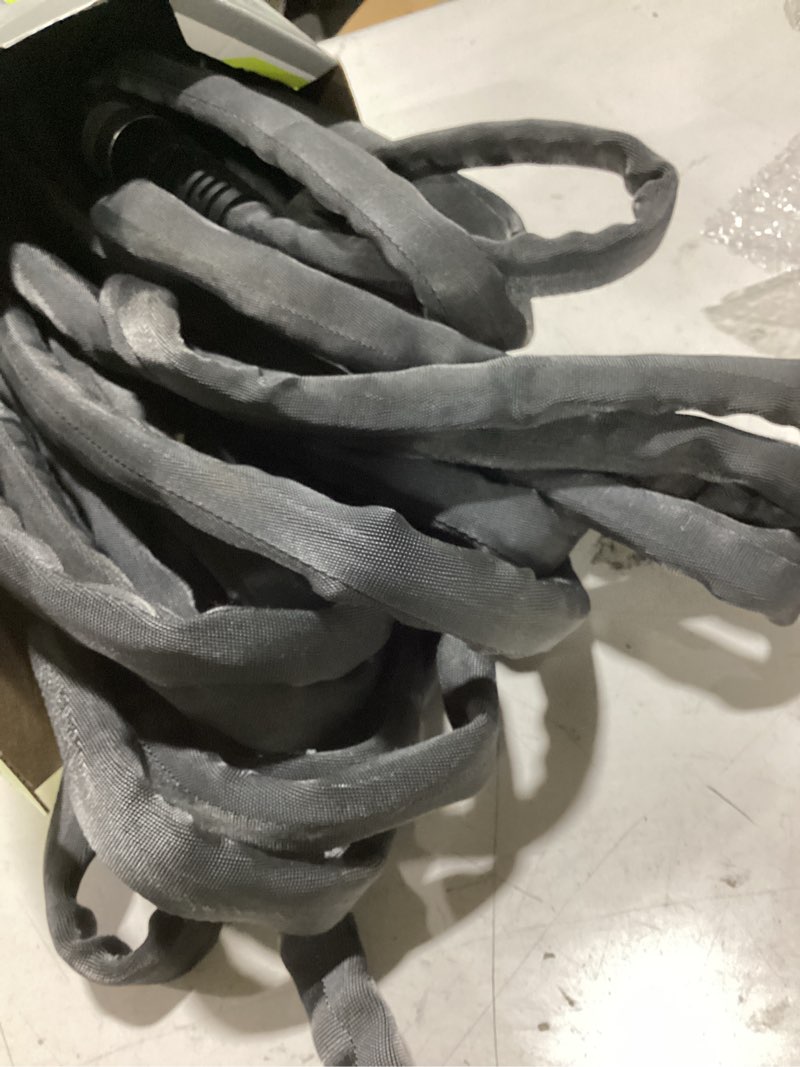 Condition photo showing As Is for zero-g teknor apex 5/8-in x 50-ft premium kink free woven gray hose