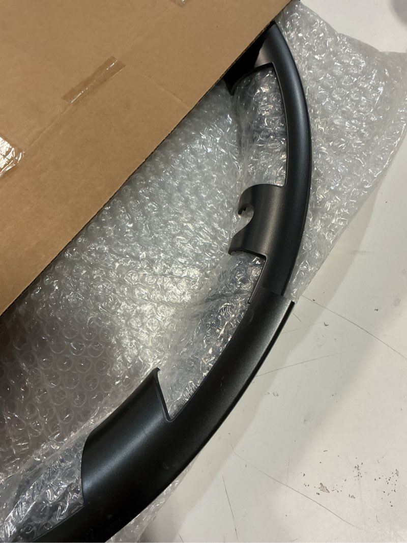 Condition photo showing As Is for wheel rim protector for tesla model y performance 21 inch überturbine wheels all-in-one car tire trim rings rim case hubcaps wheel cover 2020-2024 model y accessories matte black 2020-2024 model y 21in