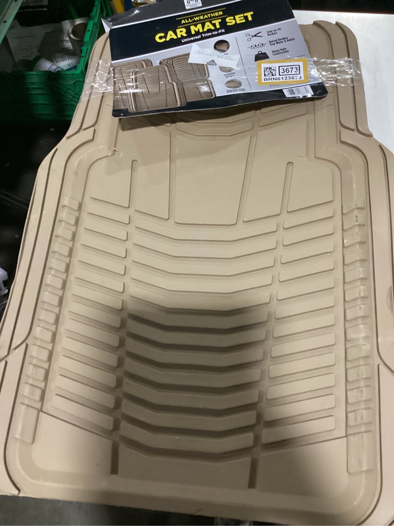 Condition photo showing As Is for member's mark all-weather automotive floor mats 4 pk., assorted colors