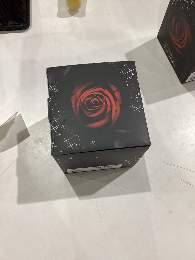 Condition photo showing New/Like New for Childom Birthday Gift for Women,Purple Preserved Flowers Rose Gifts for Mom,Christmas Rose Gifts For Women Her Mom Friend,Romantic Valentines Present for Wedding Anniversary Engagement Graduation