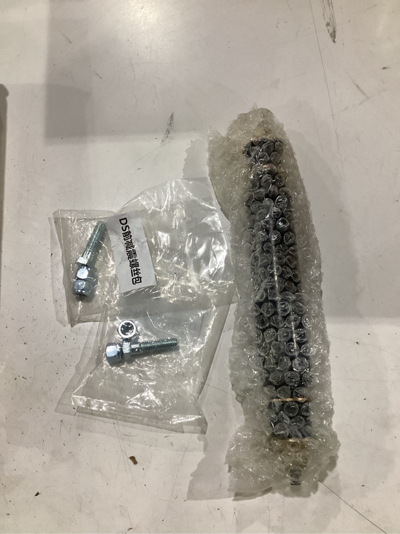 Condition photo showing As Is for **only one shock**10l0l golf cart front rear shock absorber set heavy duty shock absorber fits for club car ds 1988-up, precedent 2004-up gas or electric, replaces oem# 1014235 1015813 1010991 1012183 1014236 1013164