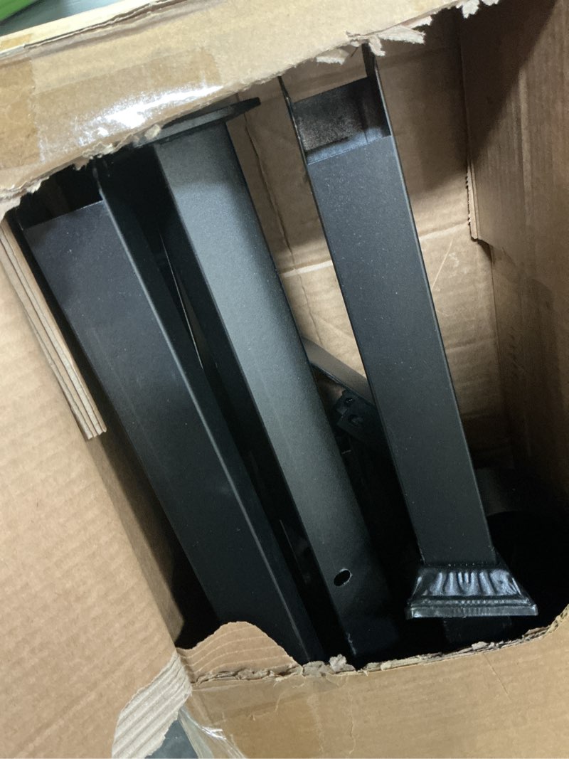 Condition photo showing Good Condition for hand rails for outdoor steps-adjustable angle 1-2 steps stair handrail-galvanized alloy steel-600 lb lc-indoor stair railing kit-waterproof exterior porch railing-deck handrail for concrete wood step 2 step 2pc curved