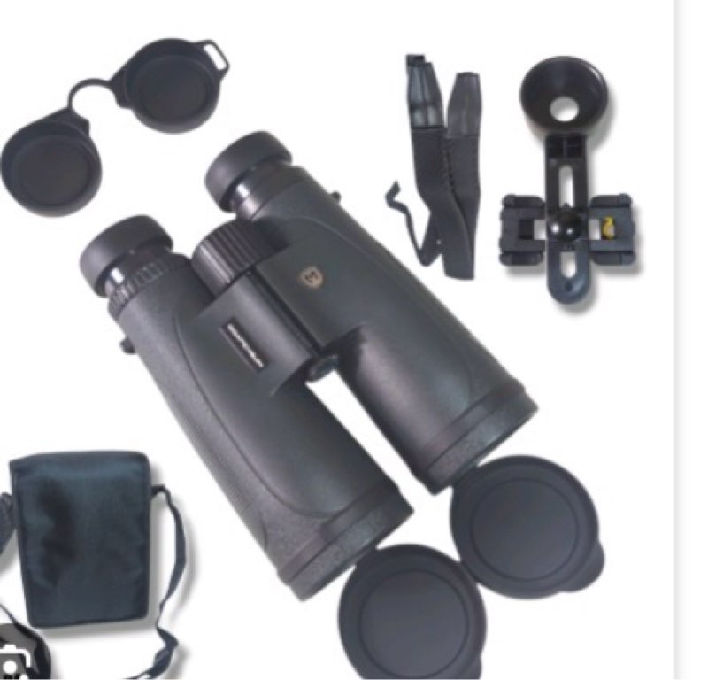 GIGAPENGUIN 15x52 HD Binoculars for Adults High Powered + Phone Adapter