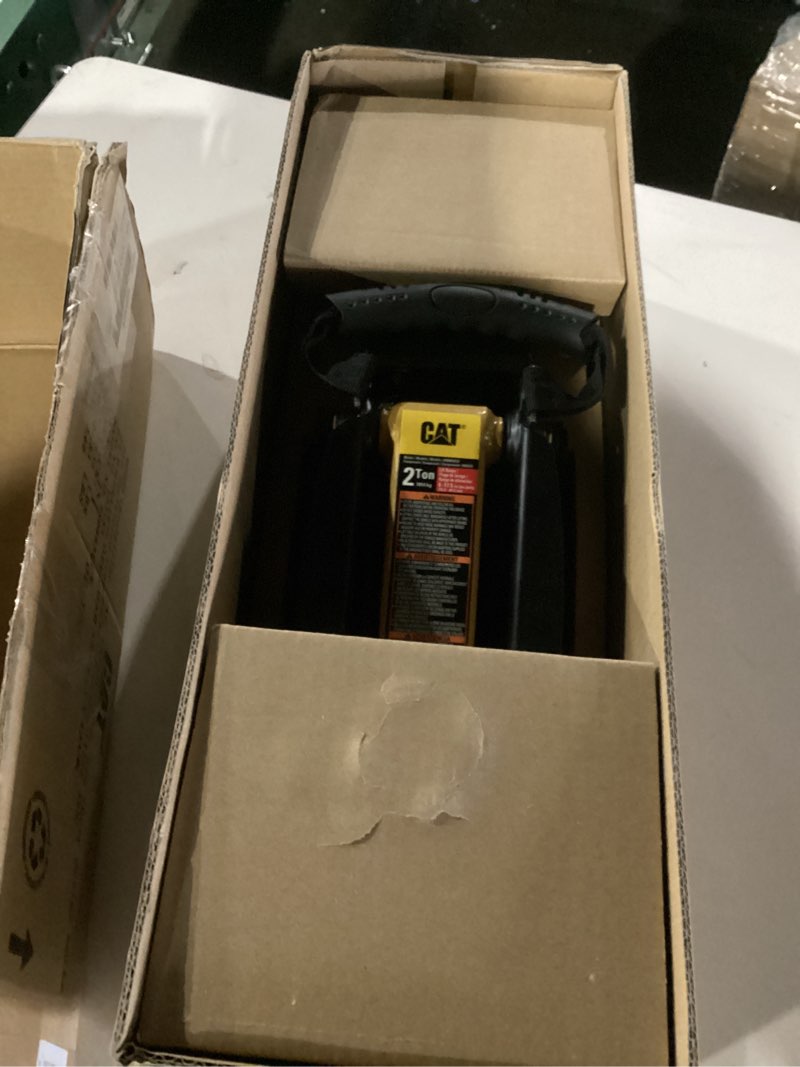 Condition photo showing New/Like New for Cat Wheelie Off-Road Trolley Jack, 2 Ton, Portable, Oversized Wheels for Rugged Terrain - 980883ECE