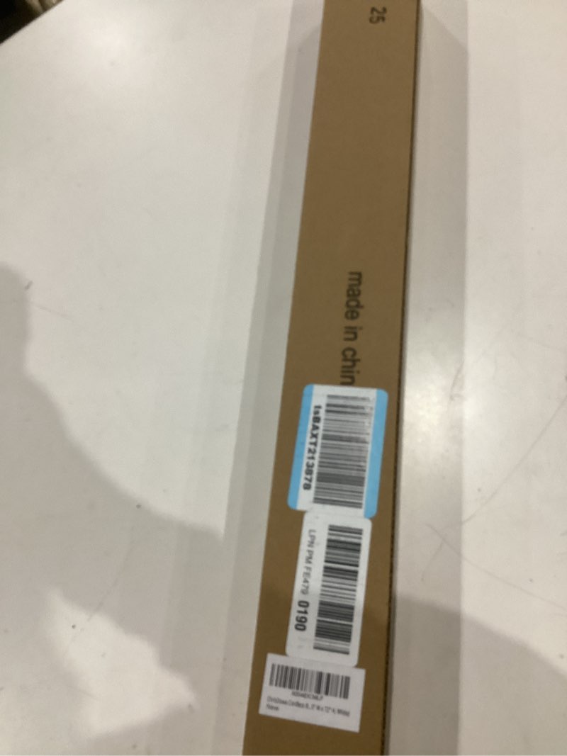 Condition photo showing New/Like New for chrisdowa cordless blackout roller shades for windows, thermal insulated uv protection pull down shades, total blackout window blinds for home, office, bedroom, door (25" w x 72" h, white) 25"w x 72"h white