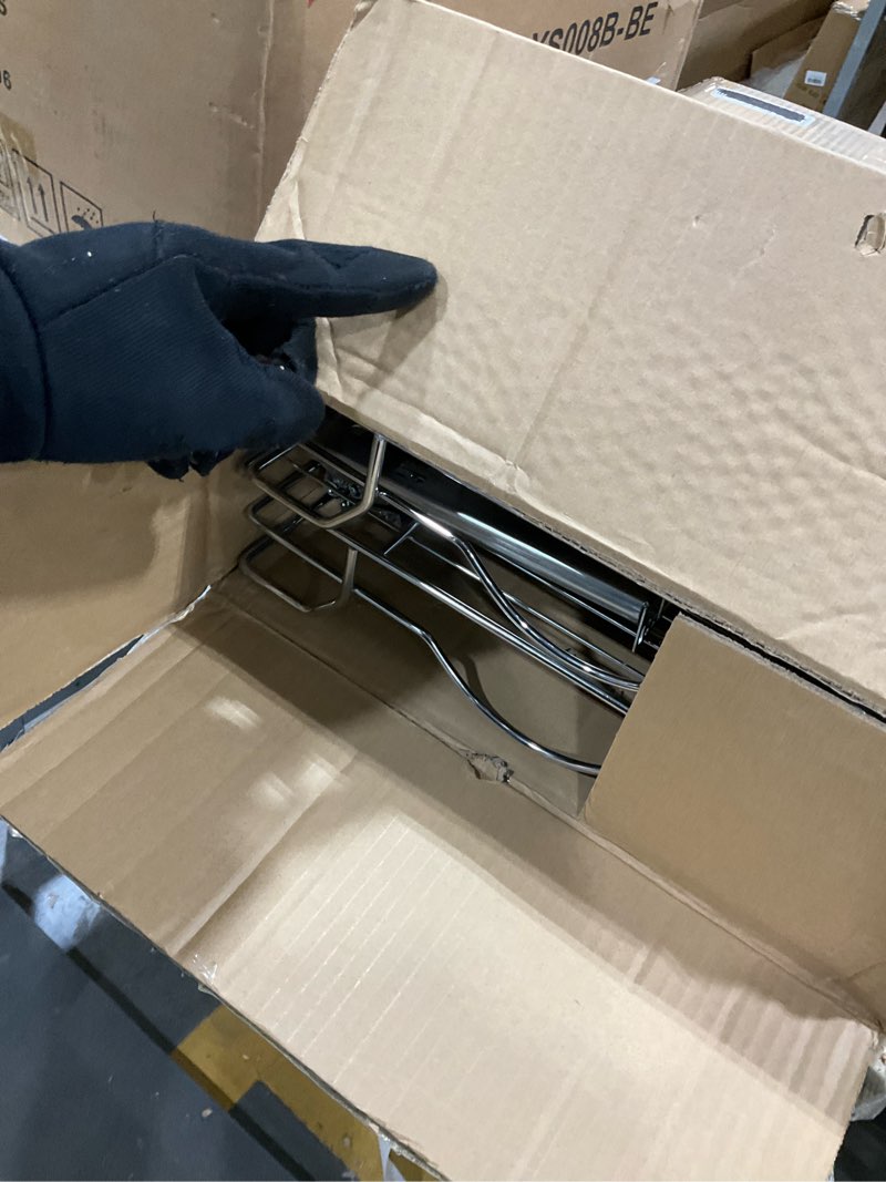 Condition photo showing Good Condition for OCG 2 Tier Pull Out Cabinet Organizer (15.5" W x 21" D), Pull Out Drawers for Kitchen Cabinets, Pull Out Shelves for Base Cabinet Organization in Kitchen Bathroom Pantry, Chrome Finish 15.5"W x 21"D, 2 Tier