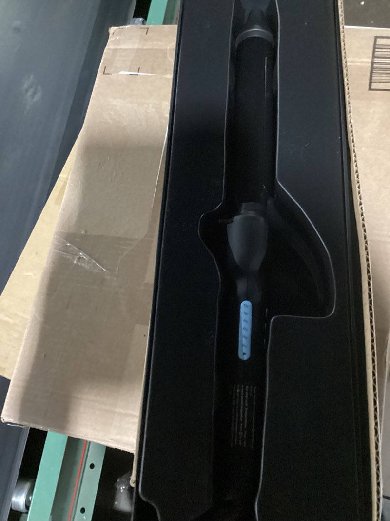Condition photo showing Good Condition for bio ionic long barrel curling iron with moisture heat technology & nanoionic mx versatile curling wand - multiple barrel sizes for tight, classic, loose & soft curls 1.25 inch (loose curls) black