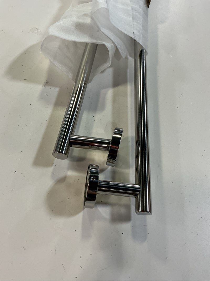 Condition photo showing Good Condition for newfun 24 inch polished chrome bathroom towel bar, 2 pieces towel racks for bathroom sus304 thicken stainless steel towel holder polished chrome 24 inch