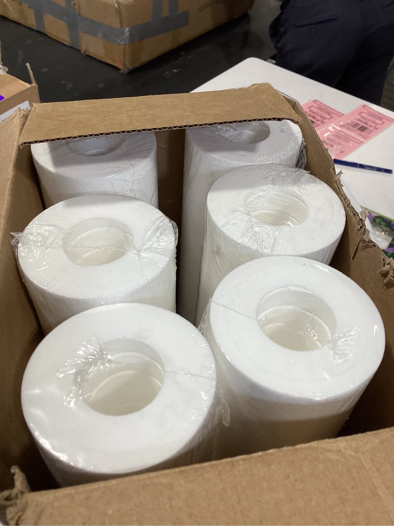 Condition photo showing Good Condition for pureplus 5 micron 20" x 2.5" whole house sediment home water filter, 20-inch sediment pre-filtration, replacement cartridge aqua pure ap110-2c, pentek p1-20/sp-p1-20/px01-20, watts fpmb5-20, 6pack 20" x 2.5" 6