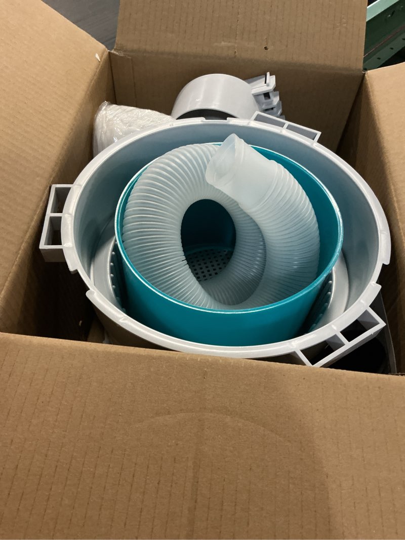 Condition photo showing Good Condition for floating pool skimmer for above ground pools, tri-float skimmer with removable basket - easy install above ground pool accessories, universal pool cleaning accesorios para piscina green