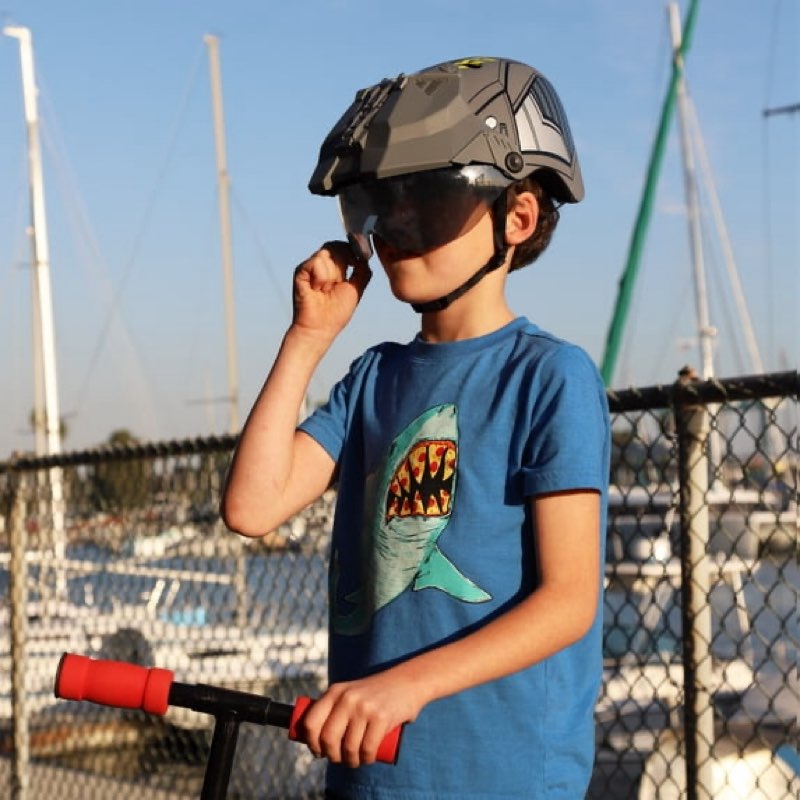 krash! ranger shield bike helmet, youth 8+ (54-58cm)