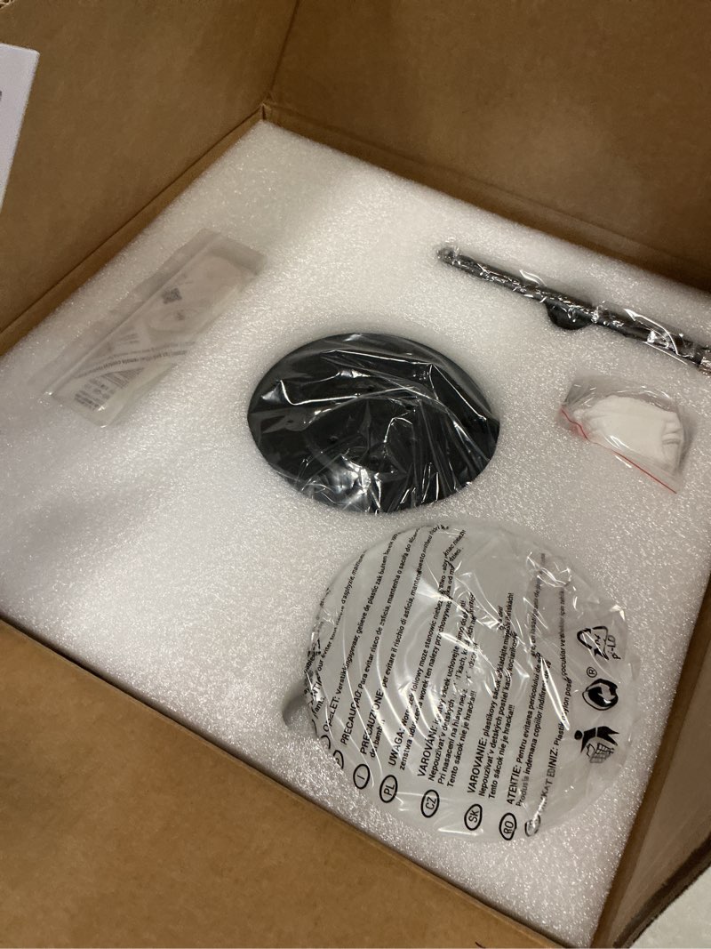Condition photo showing Good Condition for outdoor ceiling fan with lights - 16'' wet rated gazebo fan remote/app control, caged hanging fan plug and play for covered patio porch, black black with light