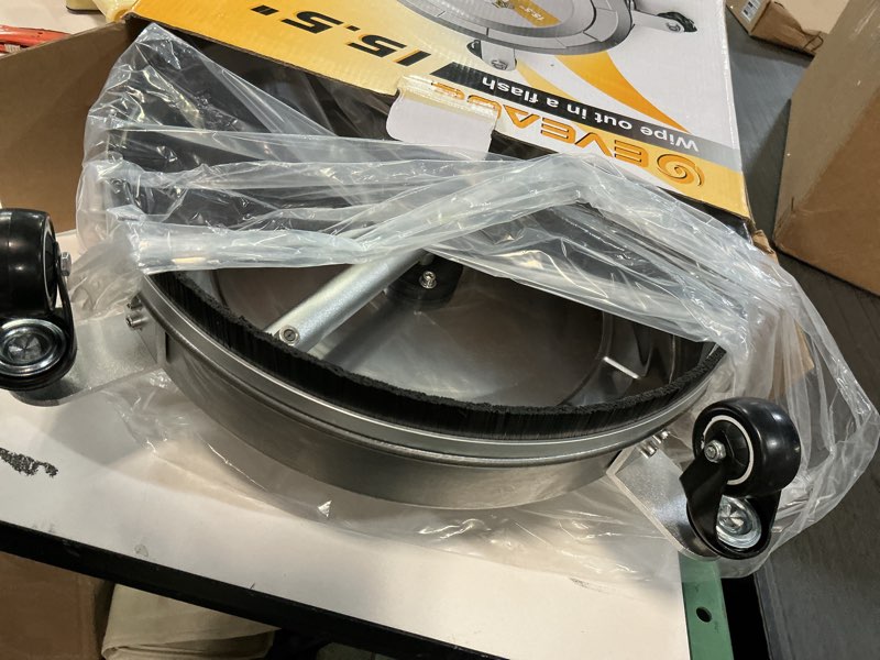 Condition photo showing Good Condition for EVEAGE 15.5" Pressure Washer Surface Cleaner, Power Washer Surface Cleaner with 4 Wheels, Stainless Steel Housing Power Washer Accessories with 2 Extension Wands, Replacement Nozzles & 4000 PSI,EP006 15.5 inch