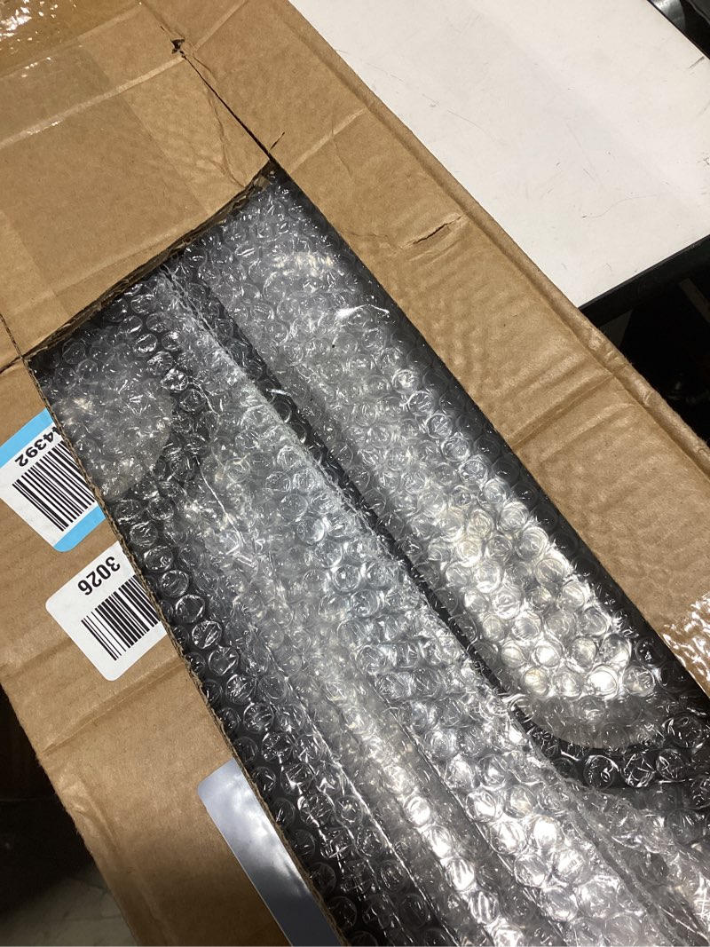 Condition photo showing Good Condition for 1/2 Inch Wrought Iron Oval Balusters - Hollow Iron Square Plain Bar Stair Balusters - Metal Spindles for Indoor Staircase with Baluster Shoes, Satin Black (10 Pack) Oval+Plain Bar 10 Pack 10