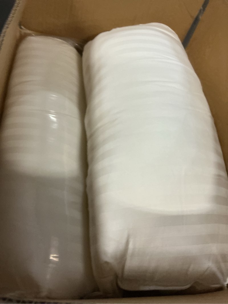 Condition photo showing Good Condition for Beckham Hotel Collection Bed Pillows Standard/Queen Size Set of 2 - Original Soft Down Alternative Pillow for Sleeping - Soft Support for Back, Stomach or Side Sleepers Queen / Standard White
