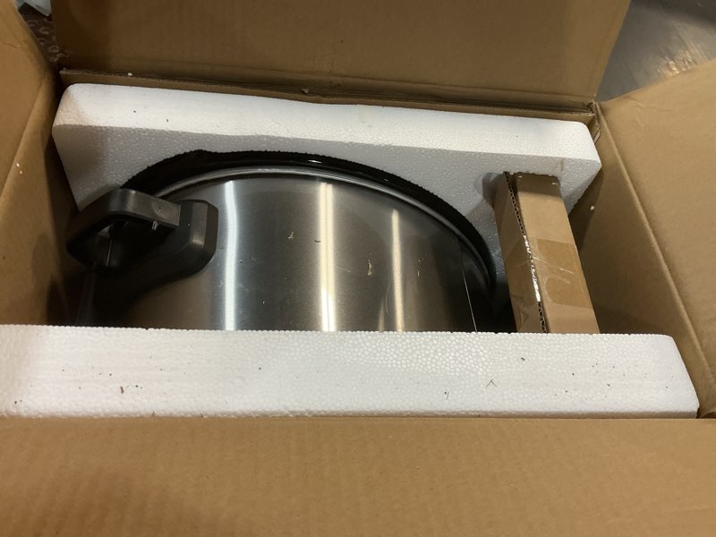 Condition photo showing Good Condition for hamilton beach 6 qt versatile slow cooker-crock silver