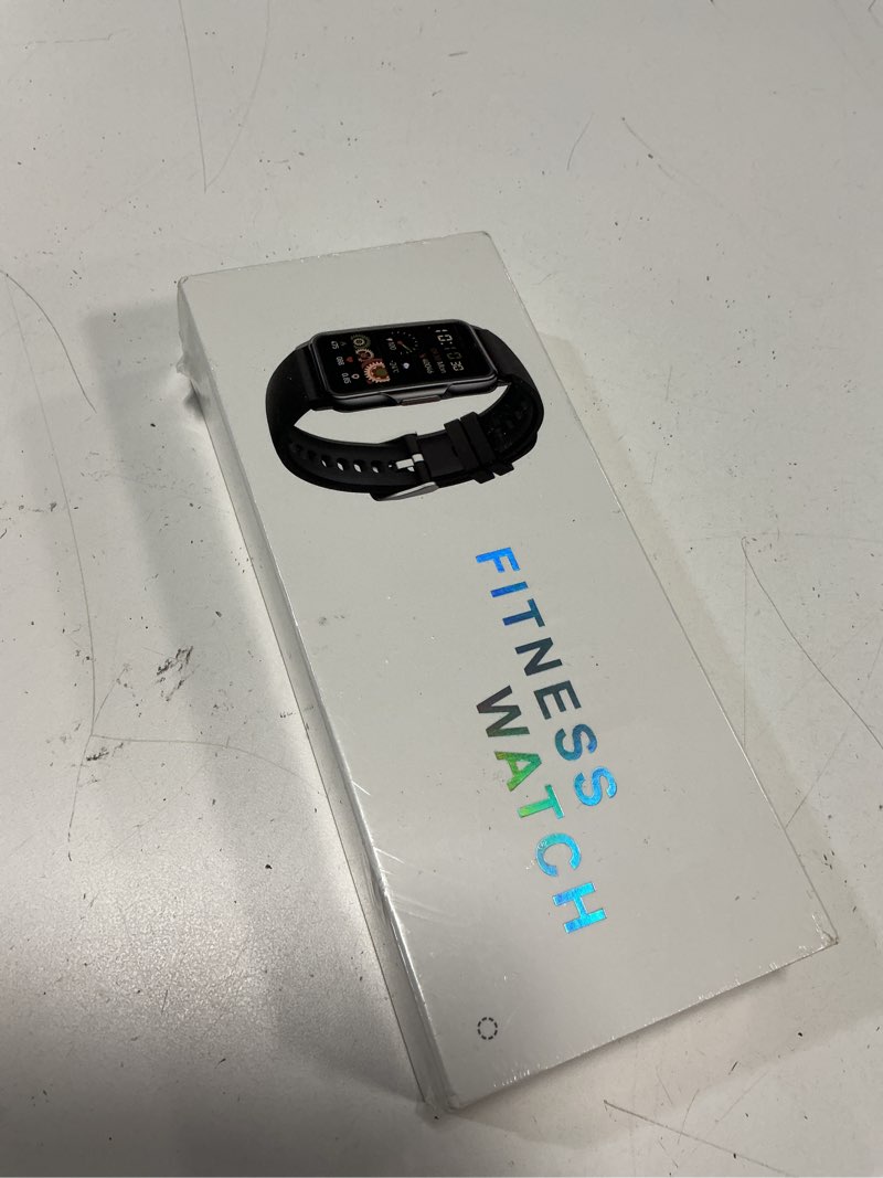 Condition photo showing New/Like New for smart watch for men women, 1.8" fitness tracker for android & iphone, answer/make calls, alexa built-in, heart rate/sleep/spo2 monitor smartwatch, ip68 waterproof watches 101+ sport modes, 2 bands matte black