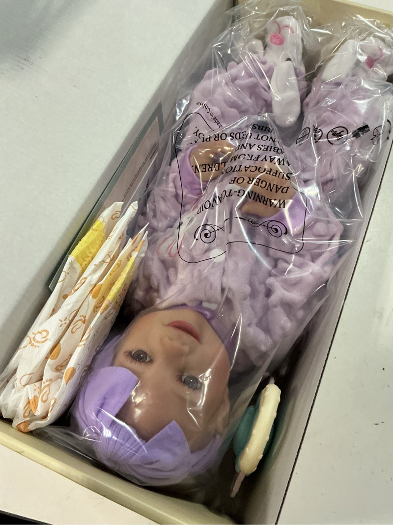 Condition photo showing New/Like New for babeside drink and wet reborn baby dolls girl – 17 inch lifelike soft vinyl realistic baby doll, can drink & pee, real life baby doll with accessories, handmade gift for kids age 3+ pretend play
