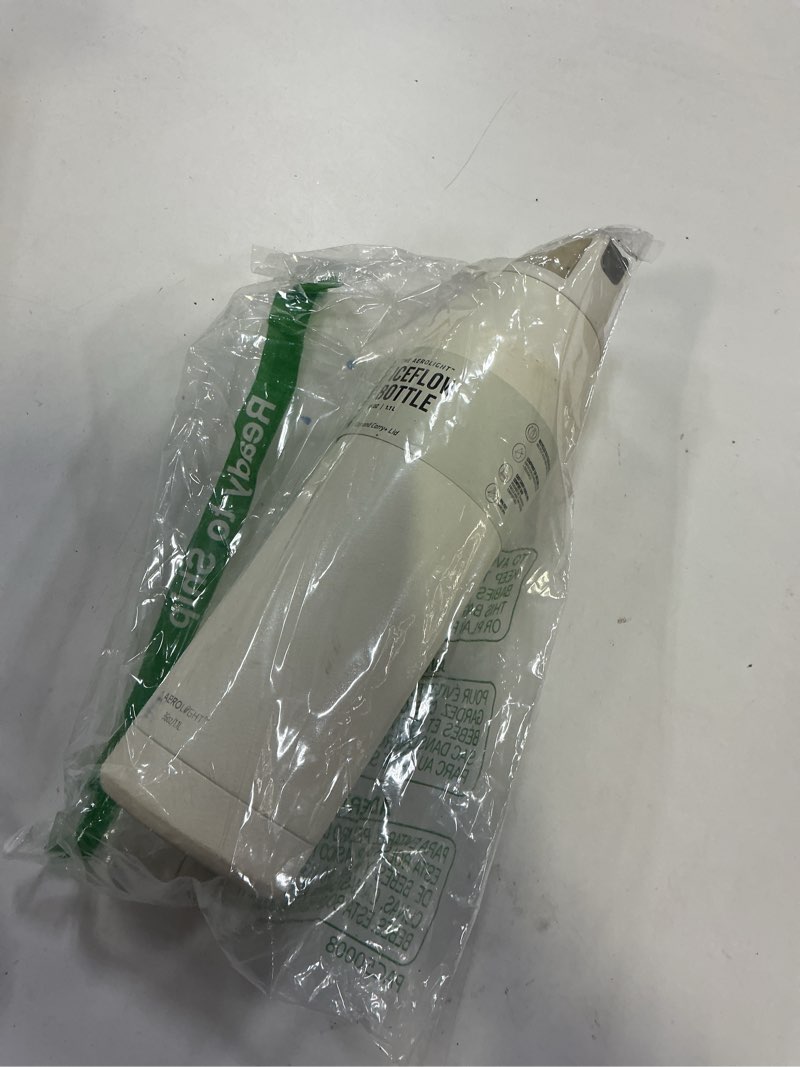 Condition photo showing Good Condition for Stanley IceFlow Cap and Carry Water Bottle | Wide Mouth Twist Lid | Lightweight & Leakproof for Travel & Sports | Insulated Stainless Steel | BPA-Free Cream Glimmer 36 Oz