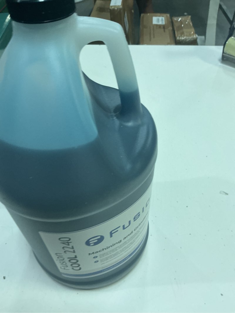 Condition photo showing Good Condition for metal cutting oil cutting fluid for machine shops | fusion cool 2240 | general purpose coolant for and machine shop operations | health safety | exceptional sump life | semisynthetic (1 gallon)