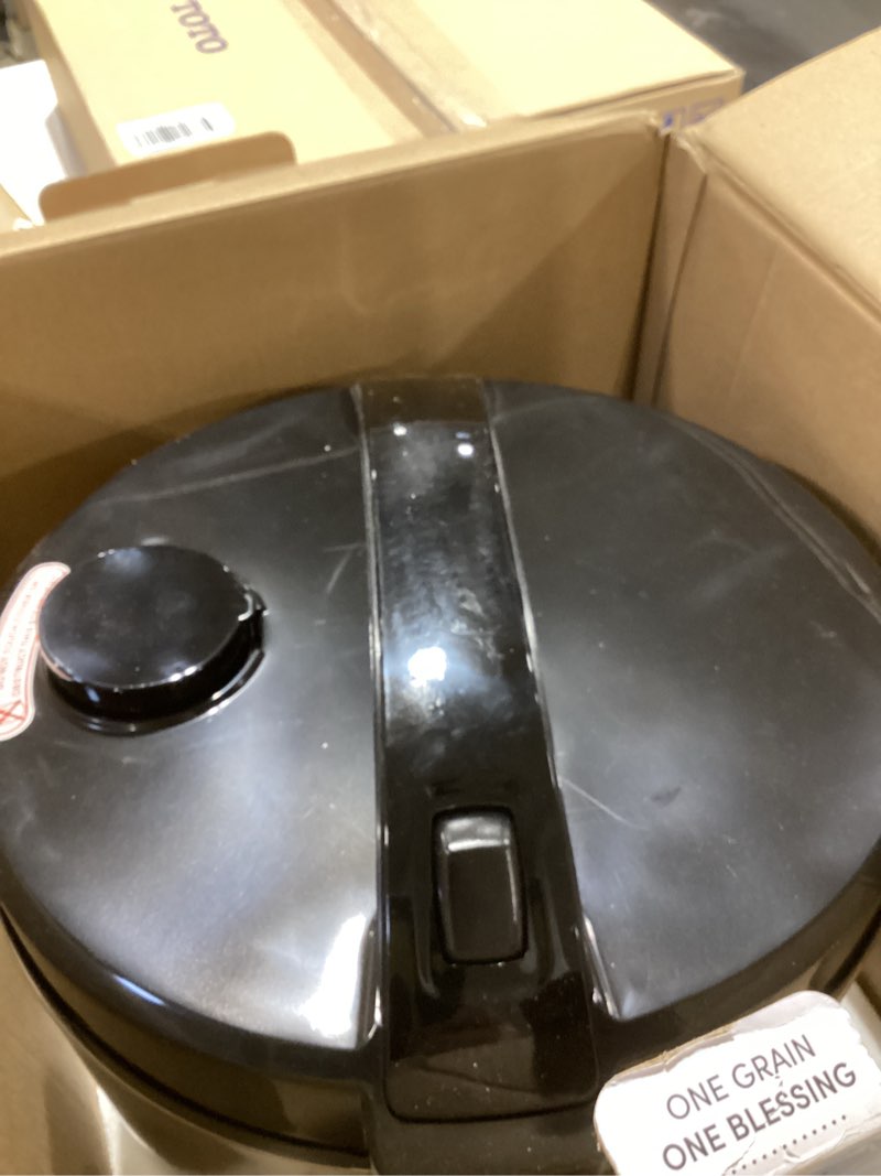Condition photo showing As Is for Aroma Housewares AROMA® Professional 20-Cup (Cooked) / 5Qt. Digital Rice Cooker, Steamer, and Slow Cooker Pot with 10 Smart Cooking Modes, Including Sauté-then-Simmer® Professional 10 Cup Uncooked