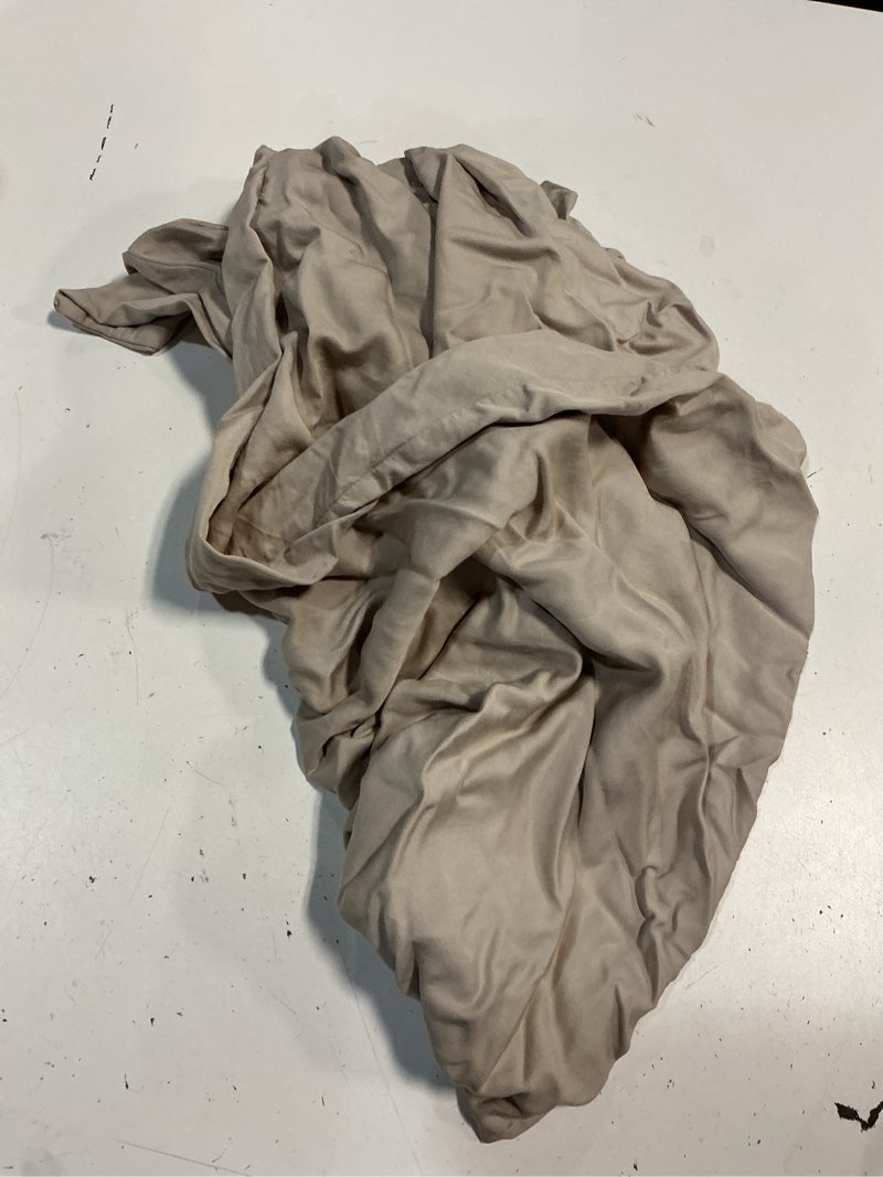 Condition photo showing As Is for quince bamboo pillowcase set, standard, sand