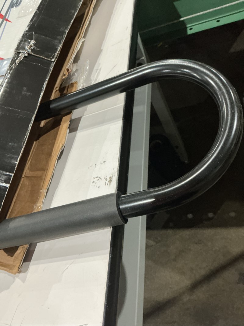 Condition photo showing As Is for stromberg carlson am-533 lend-a-hand extended assist rail - rv handrail, rv handle grab bar by door, camper hand rail, rv step handrail, trailer door handle, grab handle, 37" overall drop, black