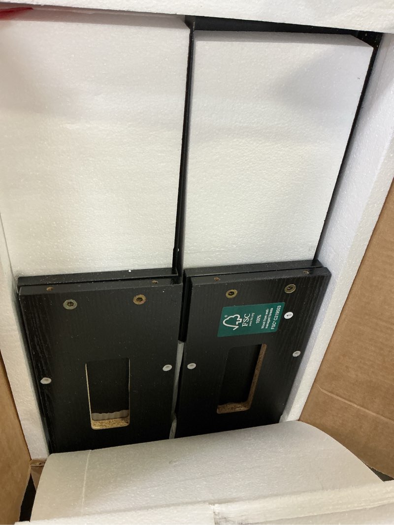 Condition photo showing Good Condition for huuger narrow sofa table with 2 power outlets, 110.2-157.5 inch adjustable length, behind the couch table with usb-c port, long entryway console table, anti-tip kit, for living room, black black 110.2-”157.5”w x 29.5h“