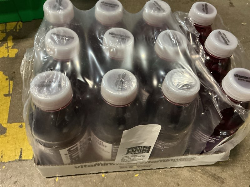 Condition photo showing New/Like New for (Bb;02 .mar.2026)vitaminwater XXX Acai-Blueberry-Pomegranate Zero Sugar, Flavored Water Beverage, 20 fl oz Bottles, 12 Pack Zero Sugar XXX Açai Blueberry Pomegranate 20.05 Fl Oz (Pack of 12)