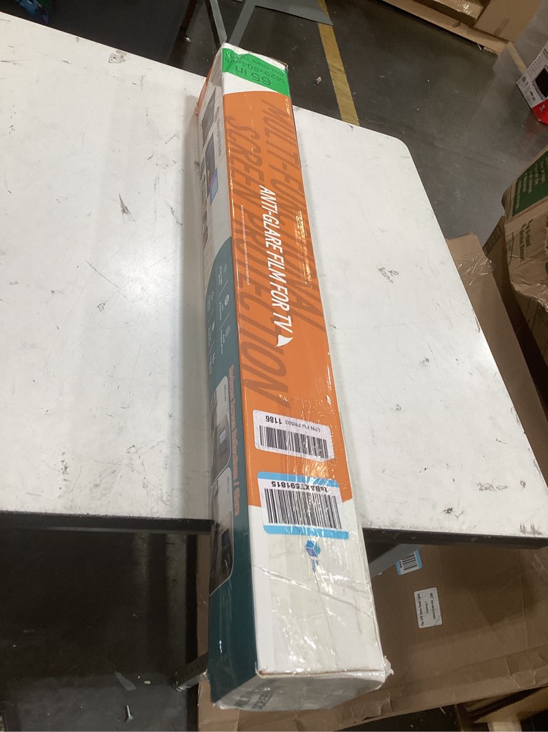 Condition photo showing Good Condition for this product is an anti-glare blue light filter designed to be applied directly to a tv screen.