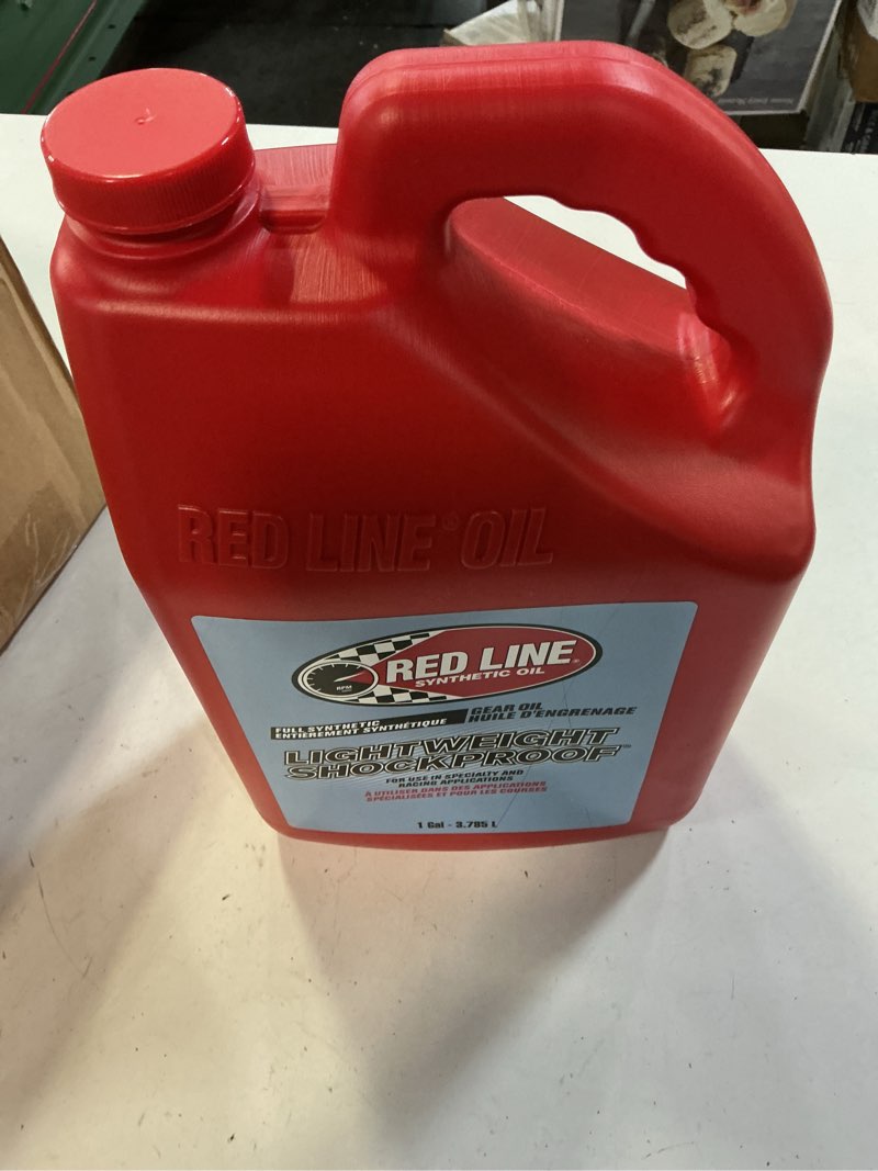 Condition photo showing Good Condition for red line 58405 lightweight shockproof gear oil - 1 gallon