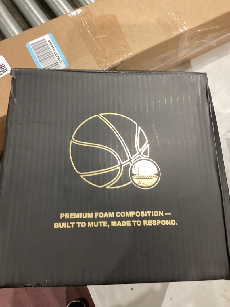 Condition photo showing Good Condition for Zenaro Pro Silent Basketball Perfected - Size 7 (29.5”), Non-Compressed, 3D Sculpted Groove for True Bounce & Control, Real Game-Weight Indoor Basketball, Durable Airless Foam, Premium Gift Box