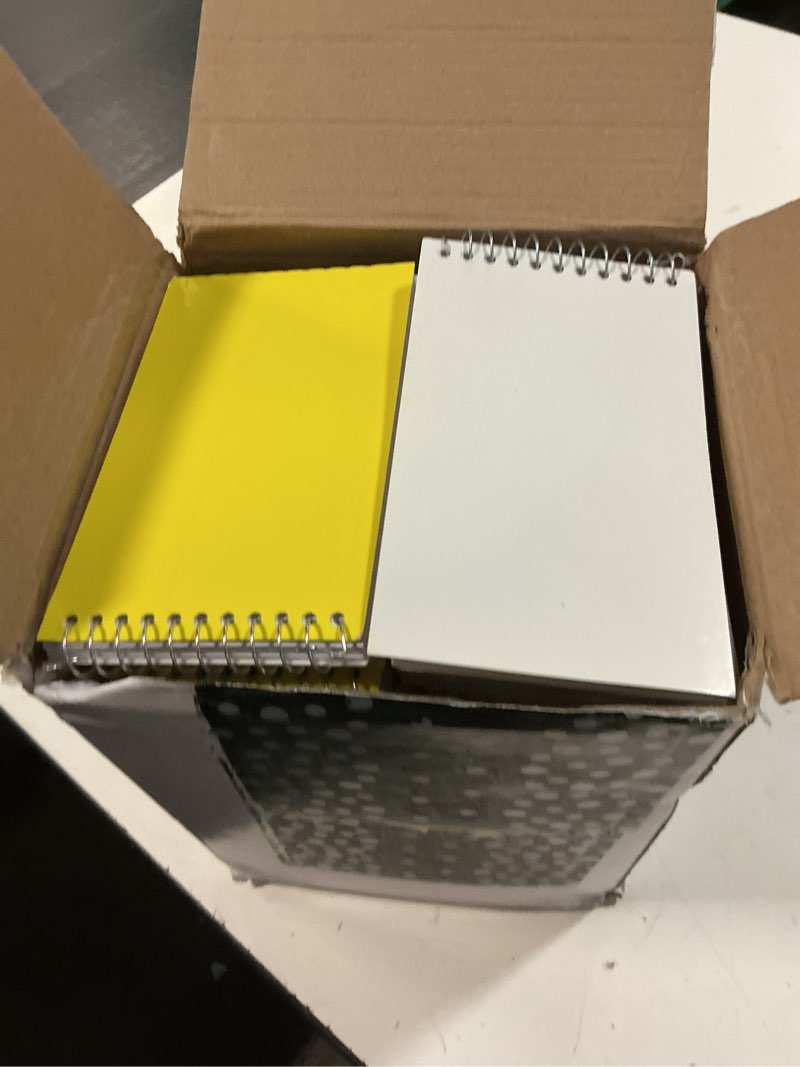 Condition photo showing New/Like New for leelosp small spiral notebooks 3'' x 5'' mini memo notepads pocket size steno pads with lined & wire bound for end of year school gifts office nurse essentials, 75 sheets/pad(50 pcs,neon) 50 neon, yellow, green