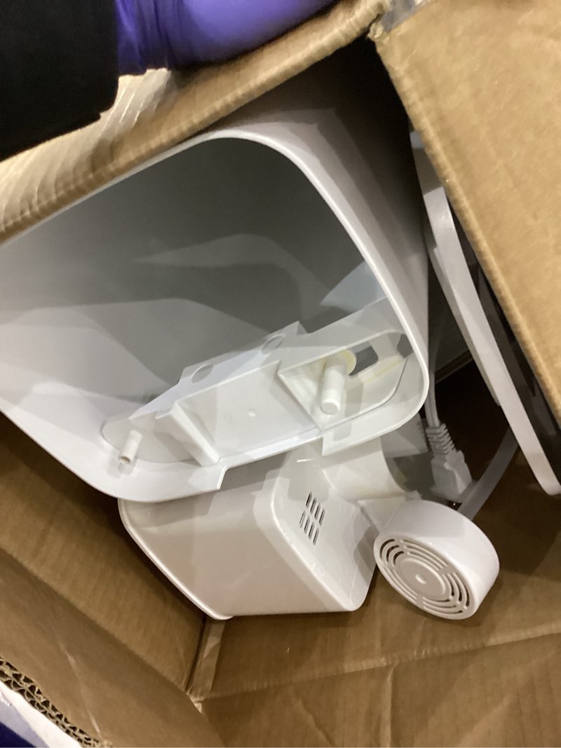 Condition photo showing As Is for DREO HM735S 11L Smart Humidifier Large Room 700 ft², 100H Cool Mist Air Humidifiers for Bedroom, Top-Fill, Clean Tank Technology, 26dB, Auto Mode, Aroma Box, RGB, Remote & APP Control, Baby, White