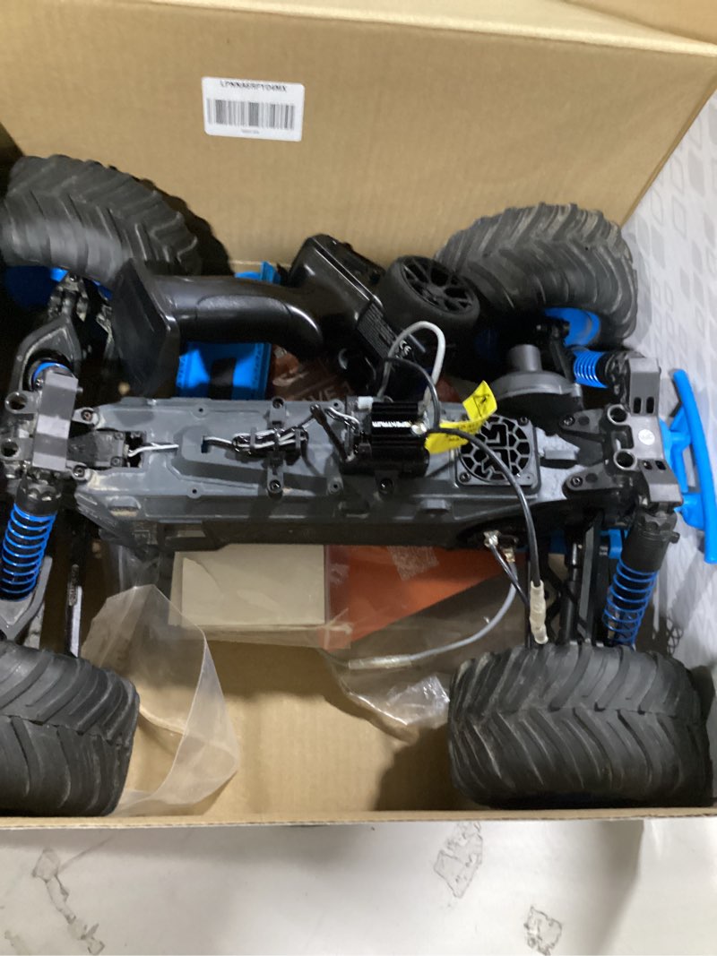 Condition photo showing Good Condition for arrma rc truck 1/10 gorgon 2 wheel drive rtr brushed monster truck battery & charger included blue ara3230st5