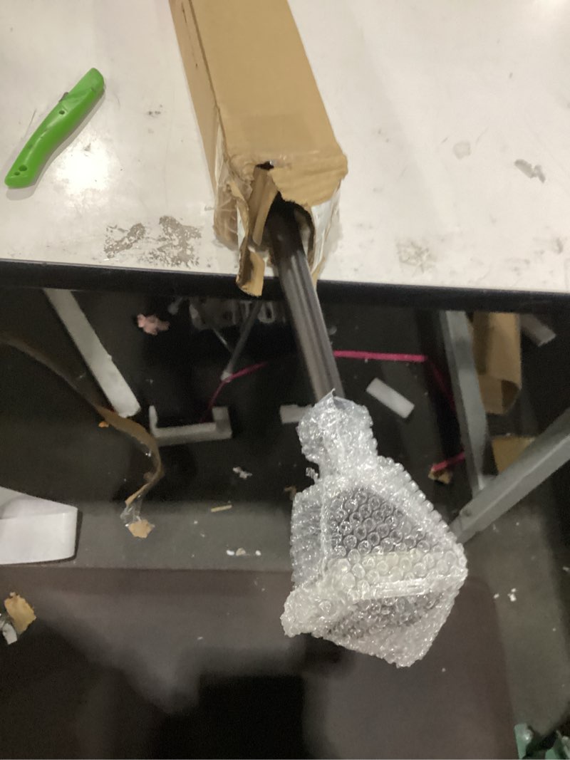 Condition photo showing Good Condition for exclusive home curtains prism 1" curtain rod and coordinating finial set, matte bronze, adjustable 36"-72" matte bronze 36-72