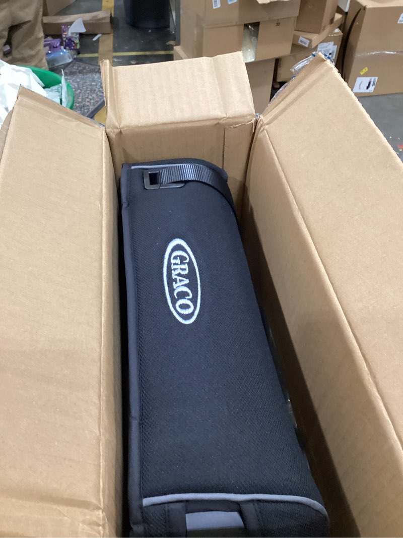 Condition photo showing As Is for Graco® TurboBooster® LX Backless Booster with Affix Latch | Backless Booster Seat for Big Kids Transitioning to Vehicle Seat Belt (Rio)