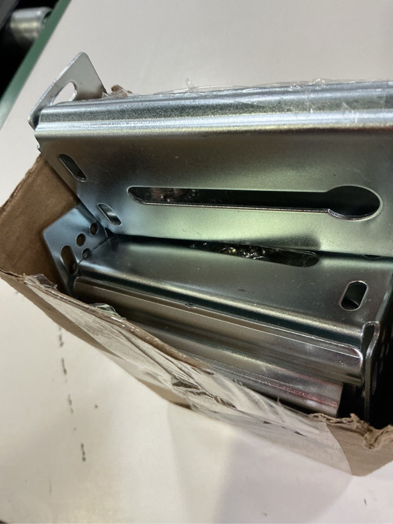Condition photo showing As Is for lontan rear mounting brackets for drawer slide 10 pairs - b4502 cabinet drawer bracket for face frame cabinets for 1.77 inch(45mm) width drawer gildes 1.77 inch 10