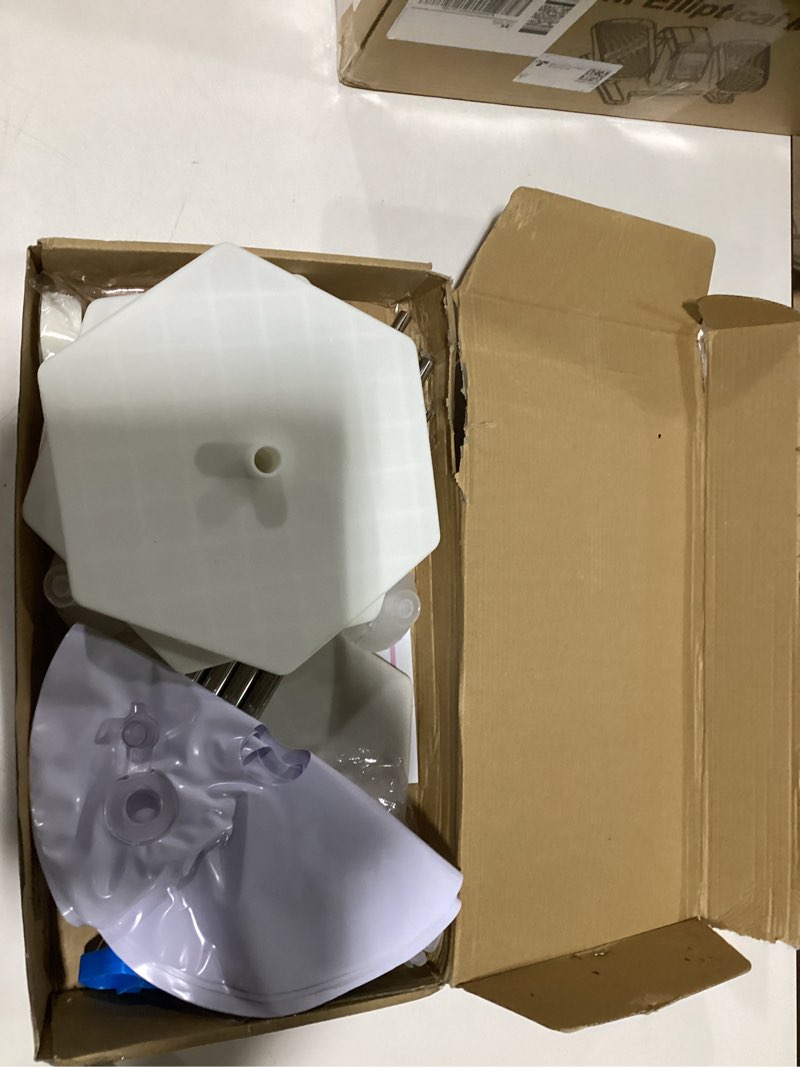 Condition photo showing Good Condition for Balloon Column Stand Kit, Set of 4 – 7ft Height Adjustable Balloon Arch Stand Kit, Metal Telescopic Balloon Stand for Baby Shower, Birthday, Wedding, and Graduation
