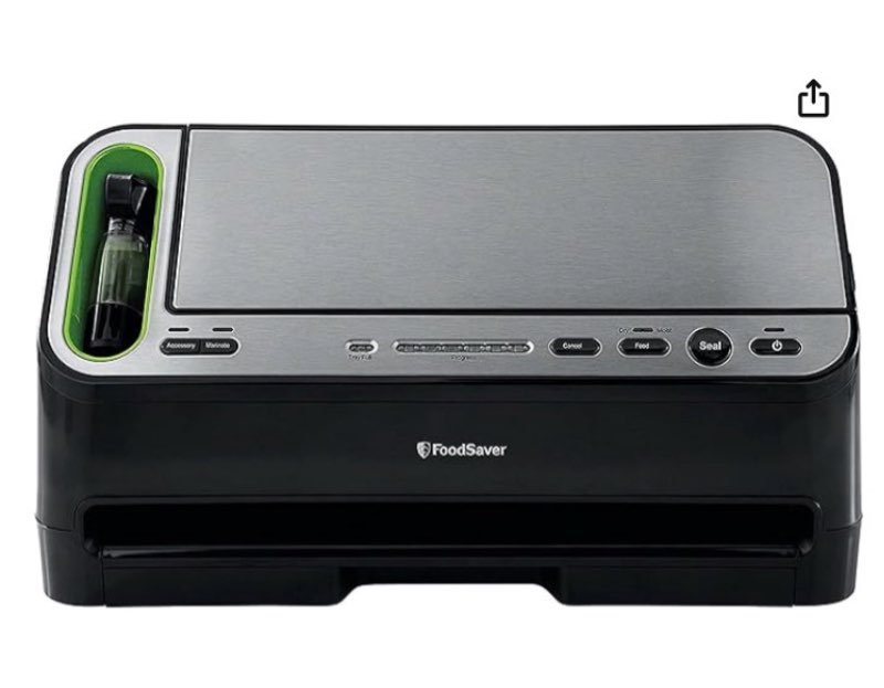 FoodSaver V4400 2-in-1 Vacuum Sealer Machine with Automatic Vacuum Sealer Bag Detection and Starter Kit